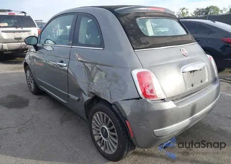 2012 Fiat 500C Lounge z USA, uszkodzony, nr VIN 3C3CFFER7CT119570